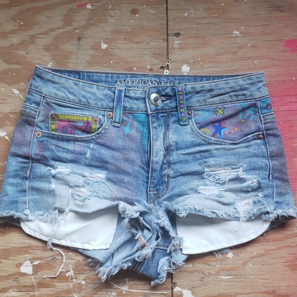 Custom 'SPaced OUT' shorts